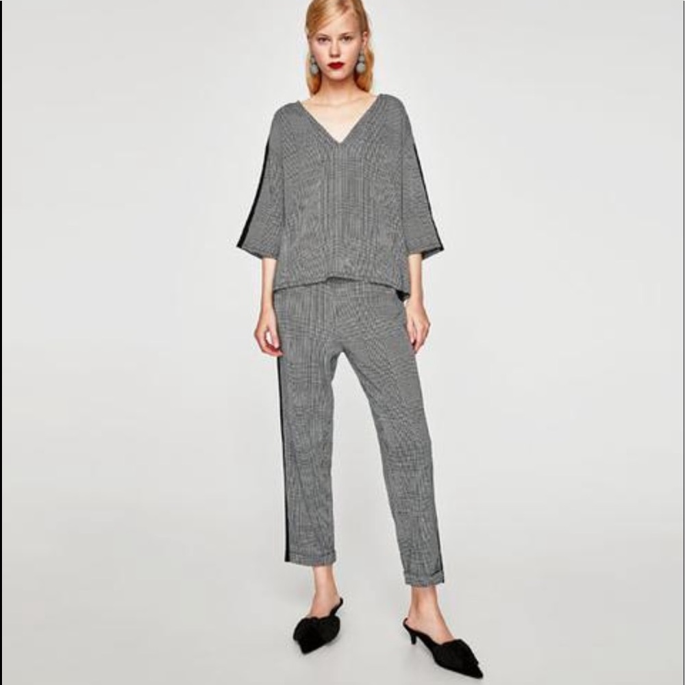 Zara Plaid Co-Ord Set